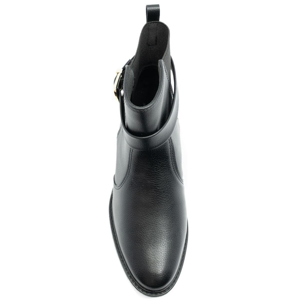 Bota Vizzano Fivela Cano Baixo Feminina - Preto Preto 3