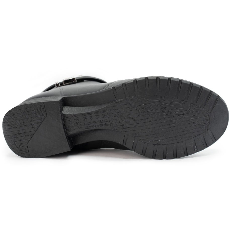 Bota Dakota Cano Curto Feminina - Preto Preto 5