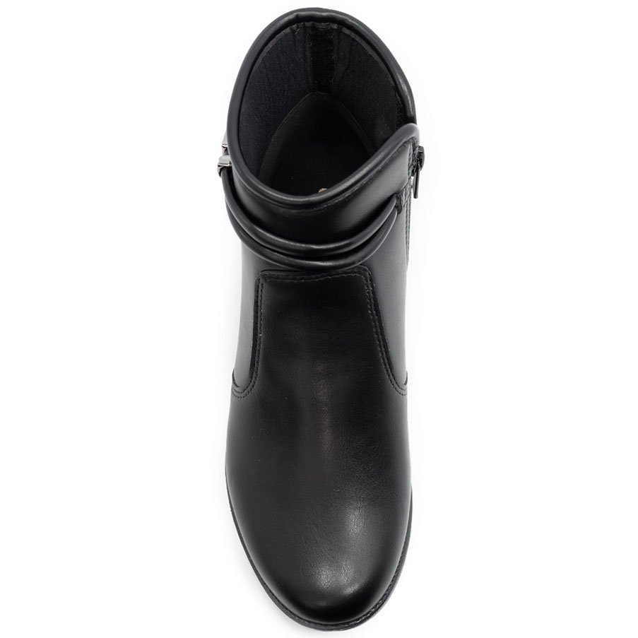 Bota Dakota Cano Curto Feminina - Preto Preto 3