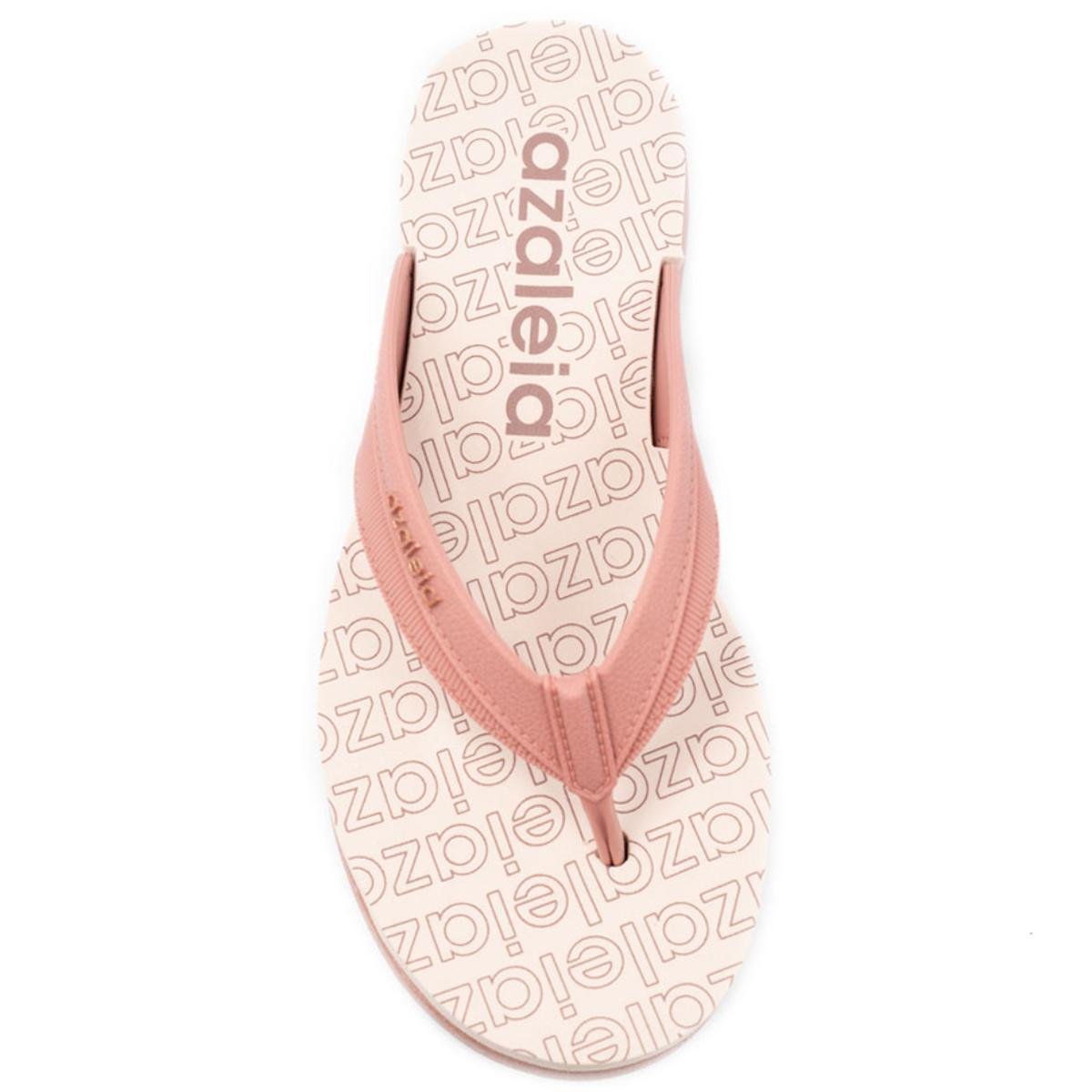 Tamanco Anabela Baixo Azaleia Feminino - Nude Rosa 3