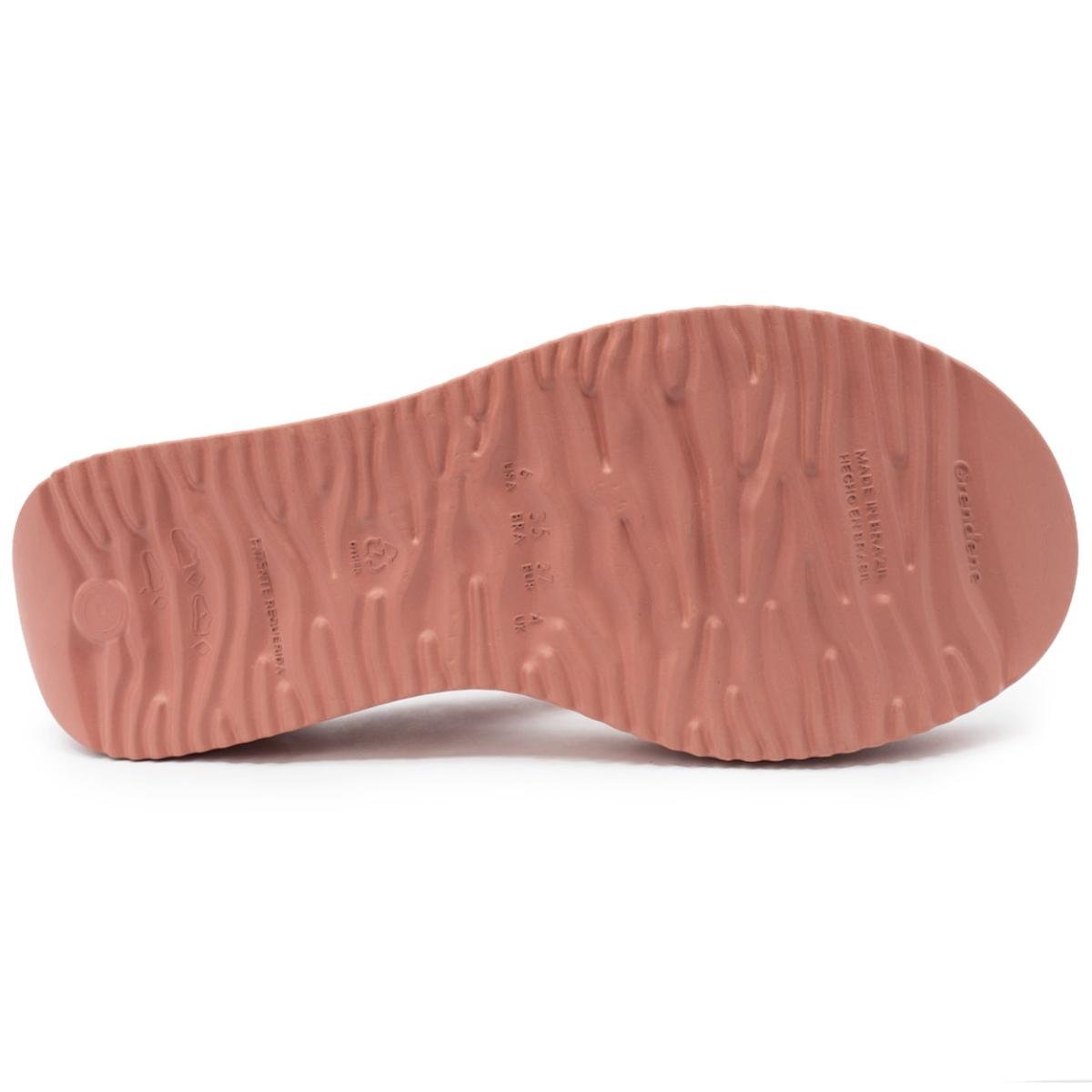 Tamanco Anabela Baixo Azaleia Feminino - Nude Rosa 5