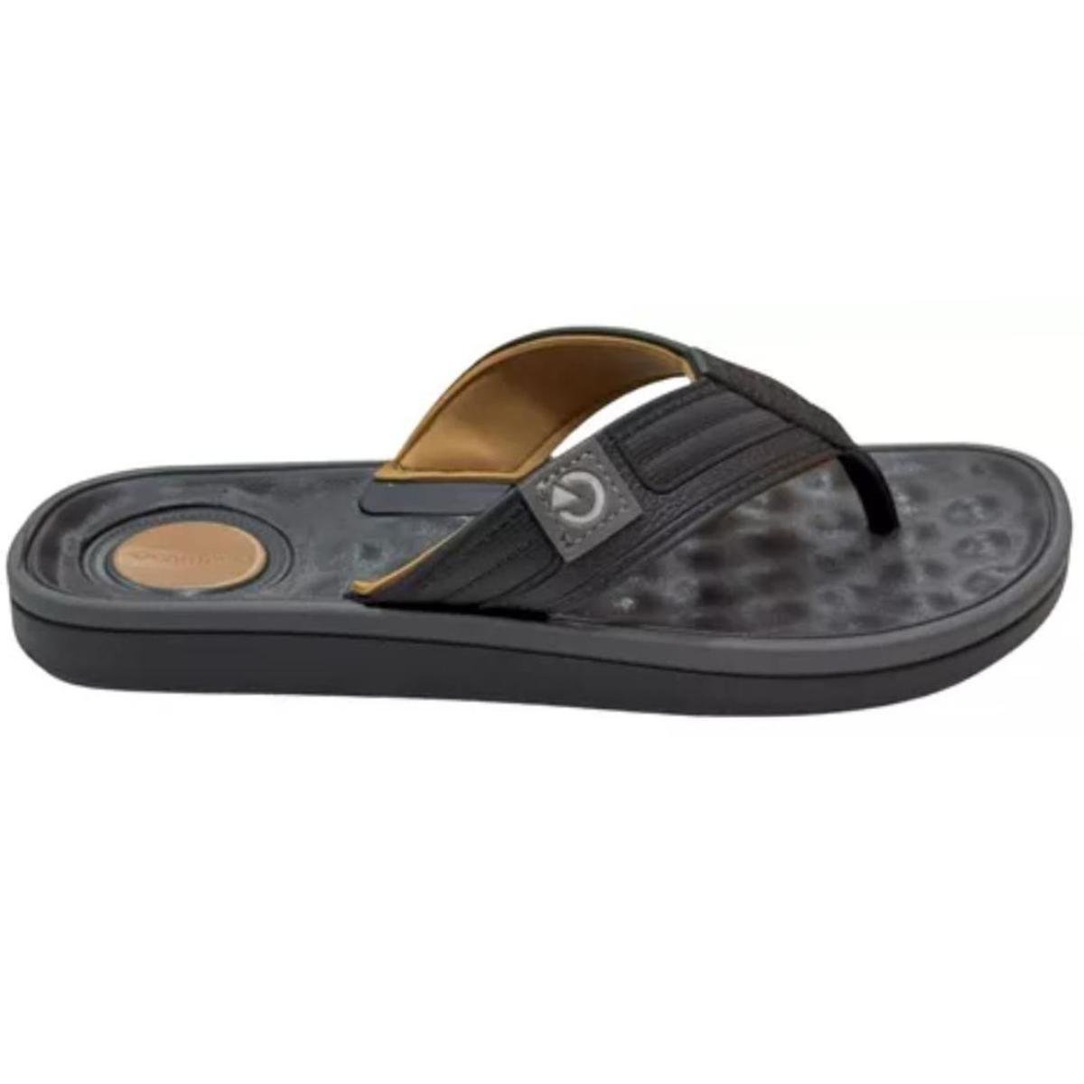 Chinelo Cartago Alabama Masculino - Preto e Marrom Preto/Marrom 3