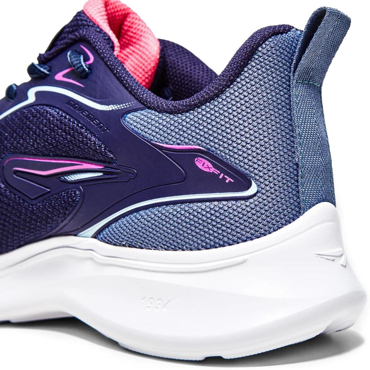 Tênis Rainha Fire II Feminino - Marinho e Rosa Marinho/Rosa 9