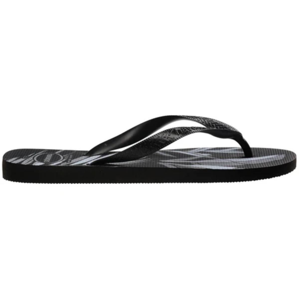 Chinelo Havaianas Aloha Masculino - Preto e Cinza Preto/Cinza 3