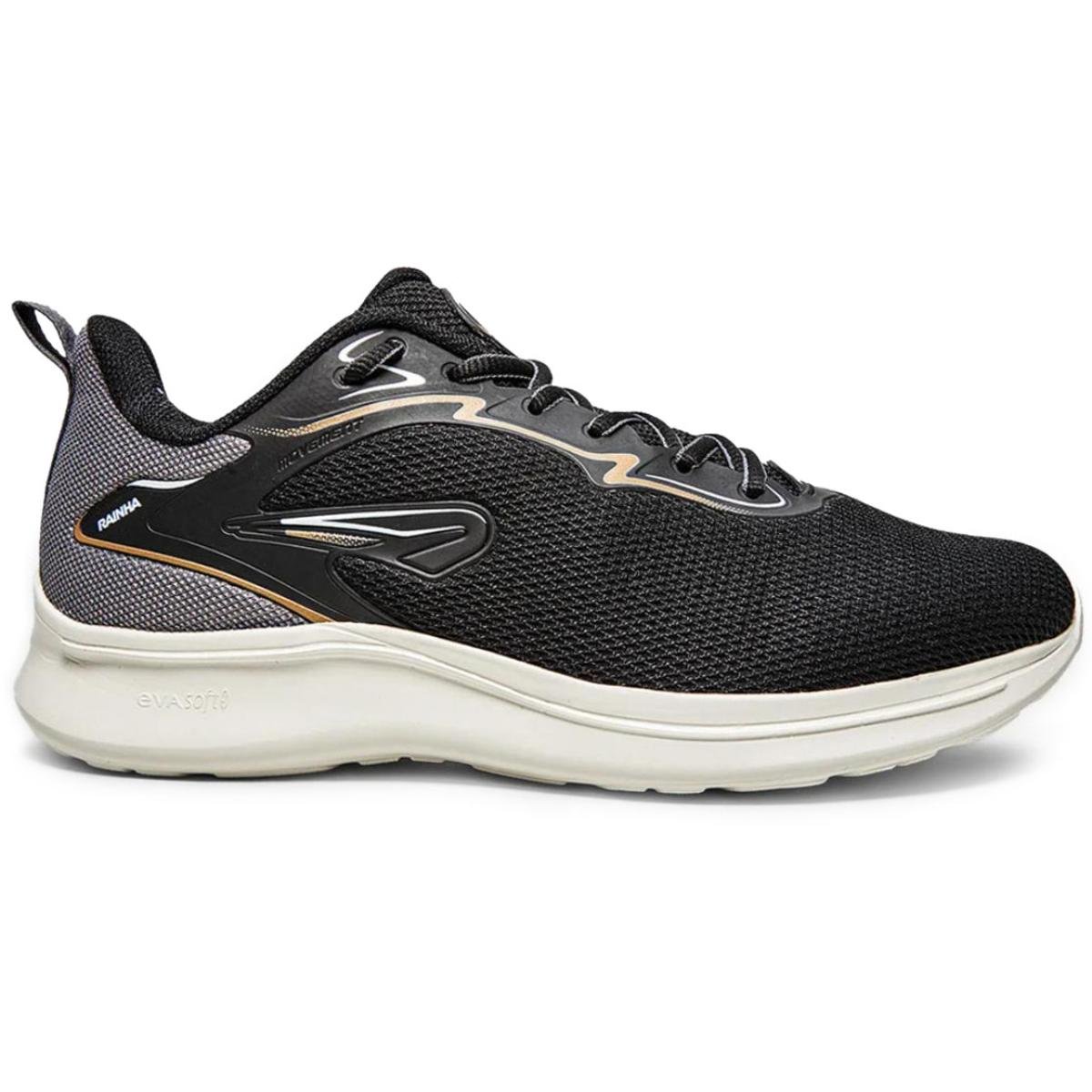 Tênis Rainha Fire II Masculino - Preto e Cinza Preto/Cinza