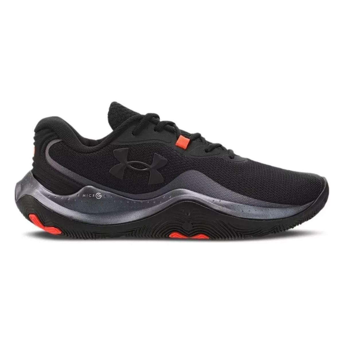 Tênis Under Armour Buzzer 2 Masculino - Preto Preto 2