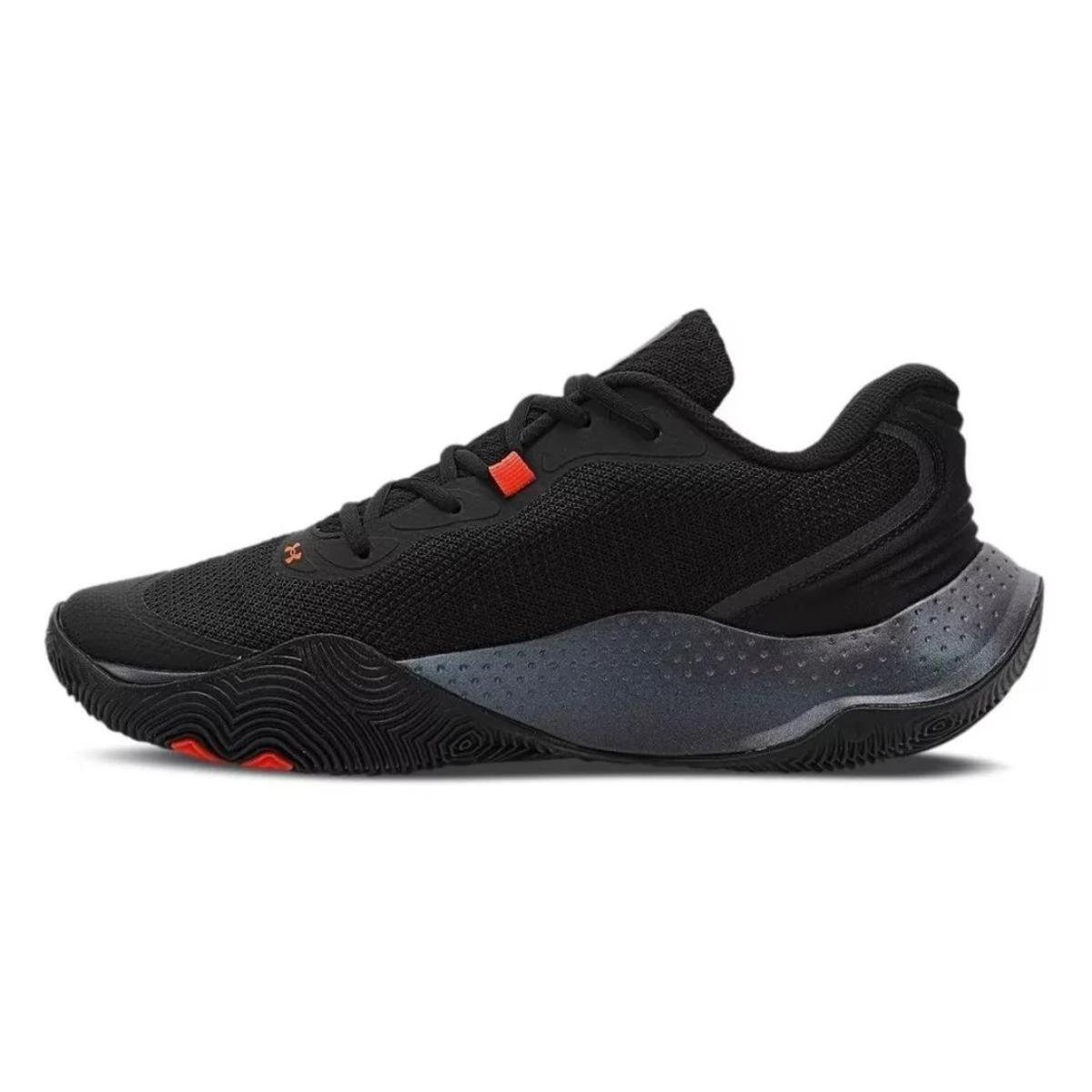 Tênis Under Armour Buzzer 2 Masculino - Preto Preto 4