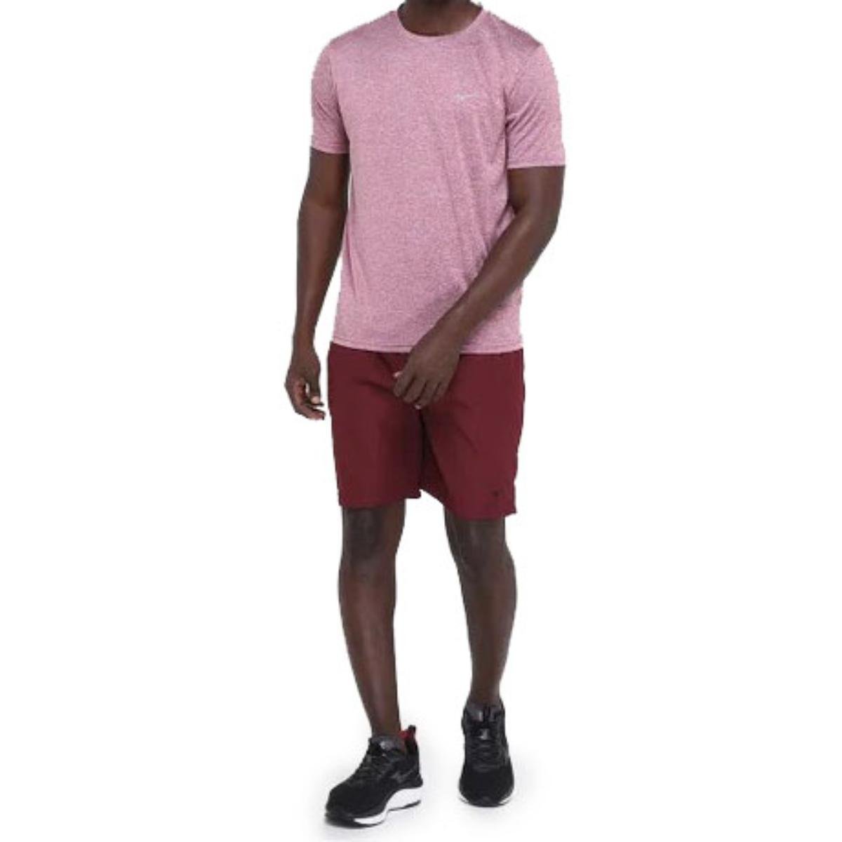 Bermuda Mizuno Tennis Masculina - Vermelho e Preto Vermelho/Preto 4