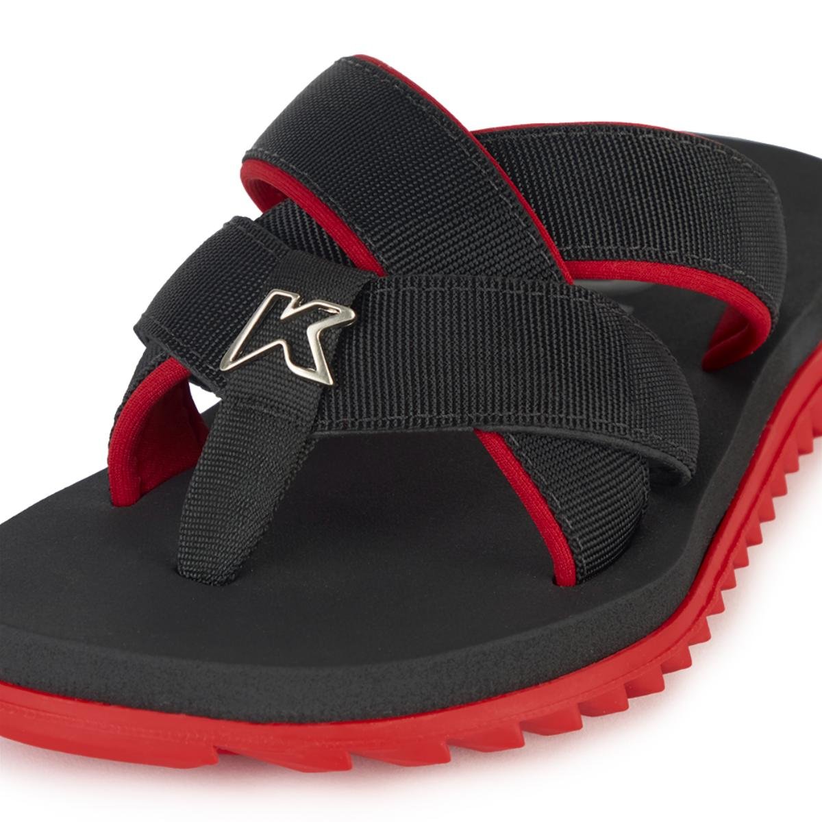 Chinelo Kenner Kivah Spider Masculino - Preto e Vermelho Preto/Vermelho 4