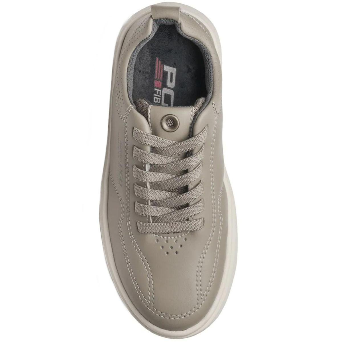Tênis Infantil Couro Pegada Casual Menino - Marrom Marrom 3