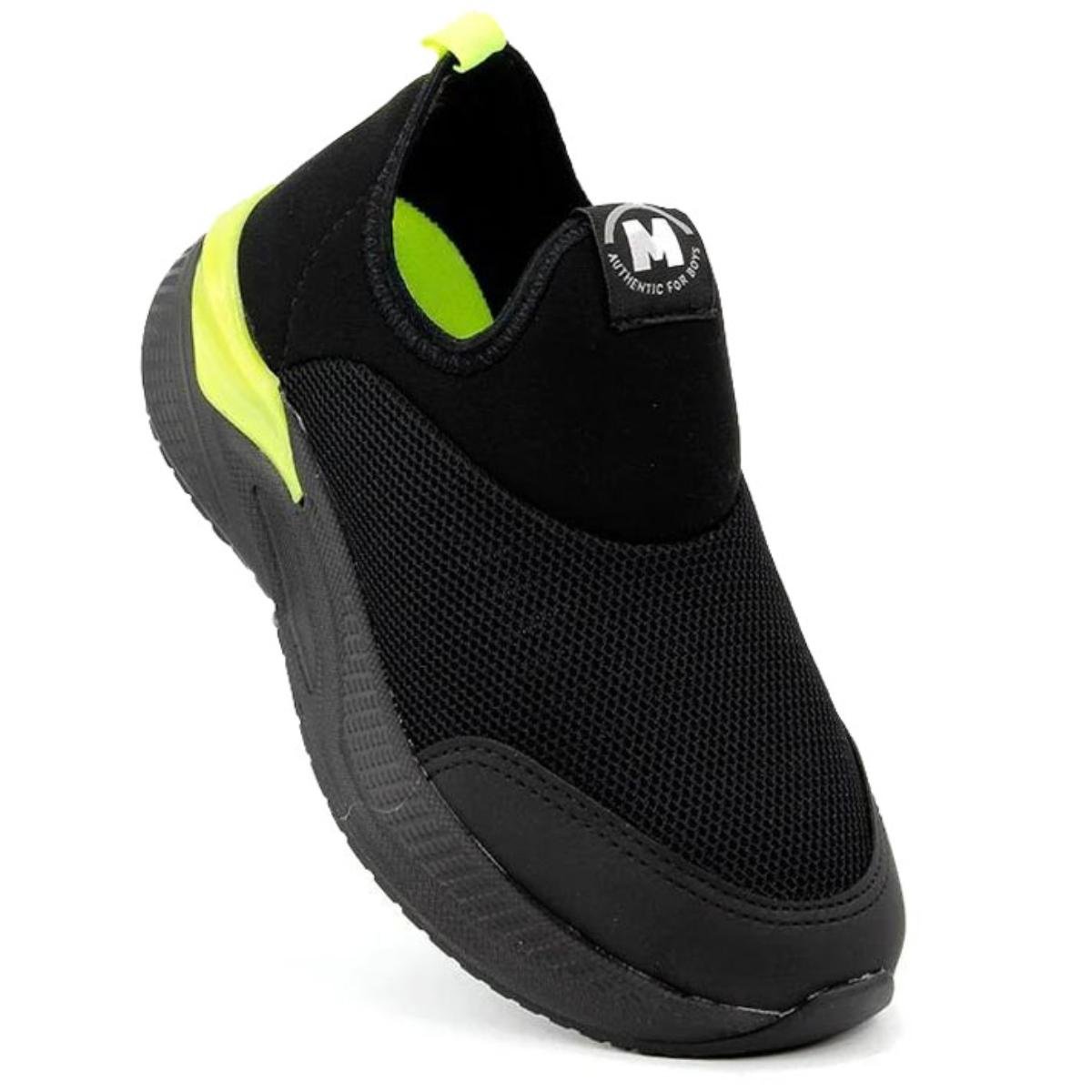 Tênis Infantil Molekinho Sport Refresh - Preto e Verde Preto/Verde 3