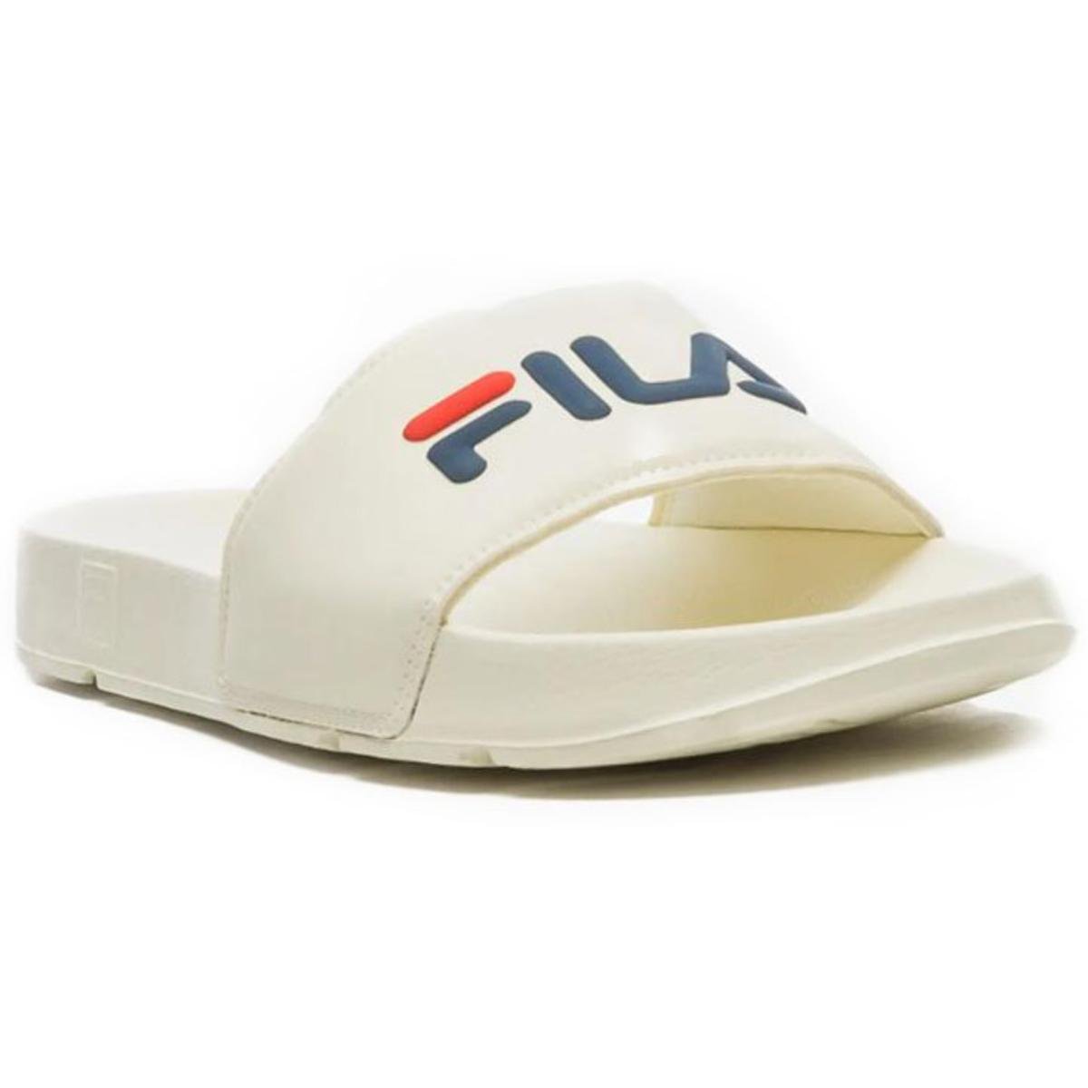 Chinelo Slide Fila Drifter Basic Masculino - Creme Creme 1