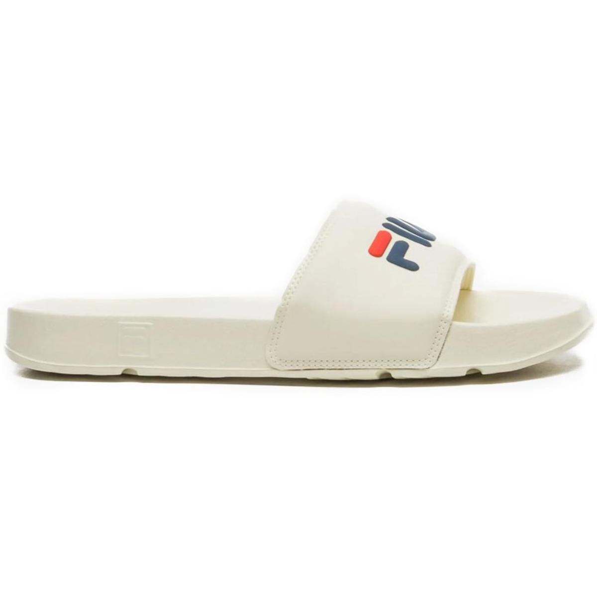 Chinelo Slide Fila Drifter Basic Masculino - Creme Creme 2