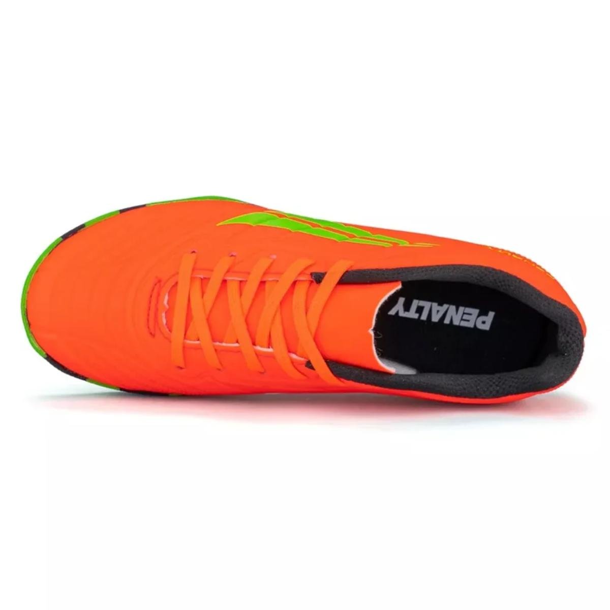 Chuteira Society Infantil Penalty Matis XXI - Laranja e Verde Laranja/Verde 2