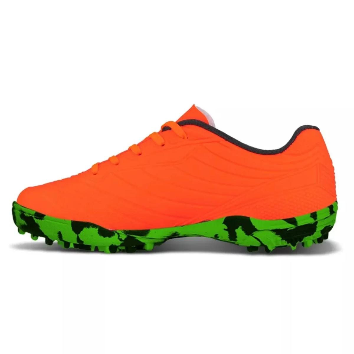 Chuteira Society Infantil Penalty Matis XXI - Laranja e Verde Laranja/Verde 3