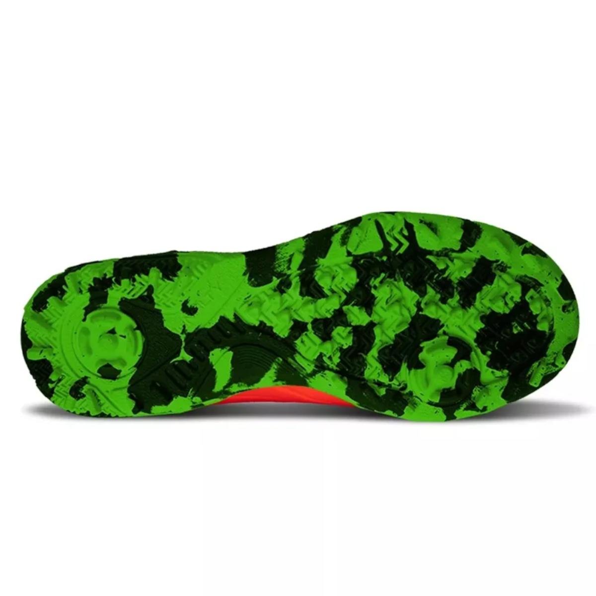 Chuteira Society Infantil Penalty Matis XXI - Laranja e Verde Laranja/Verde 5