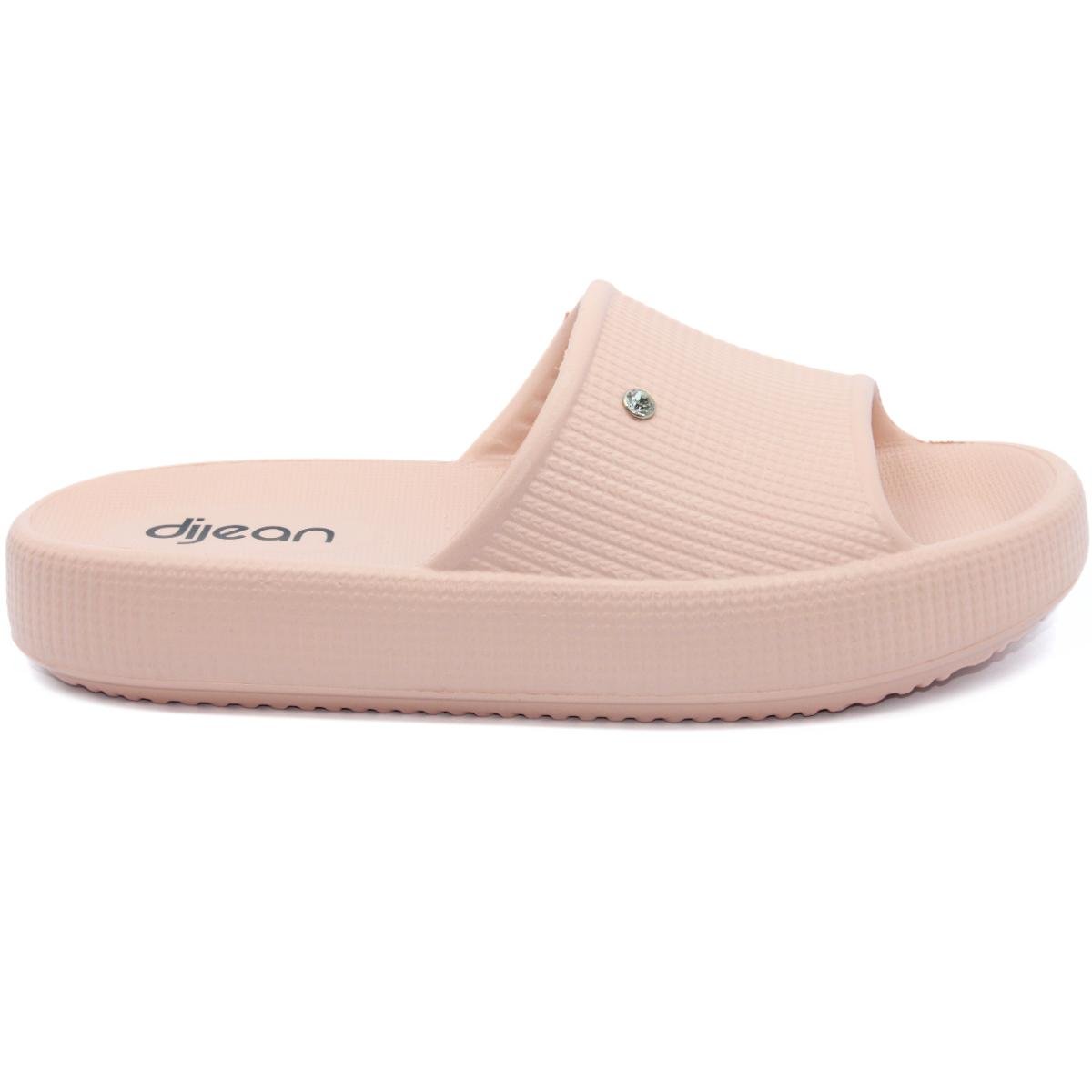 Rasteira Slide Dijean Detalhe Feminina - Nude Rosa 2