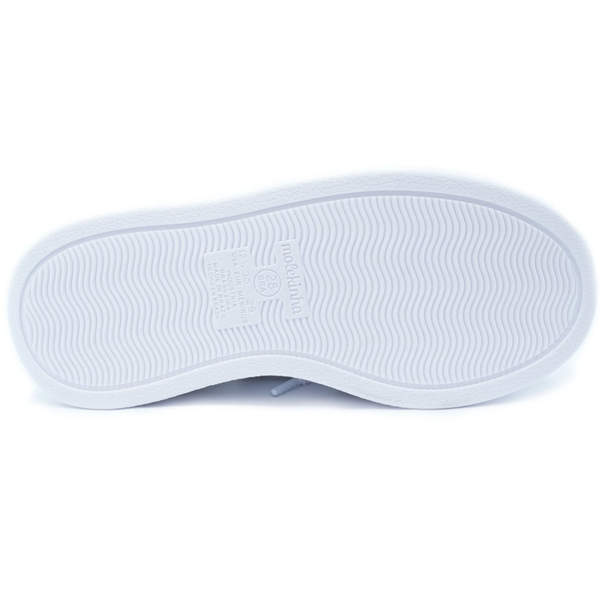 Tênis Infantil Molekinha Recortes Menina - Preto e Branco Preto/Branco 5