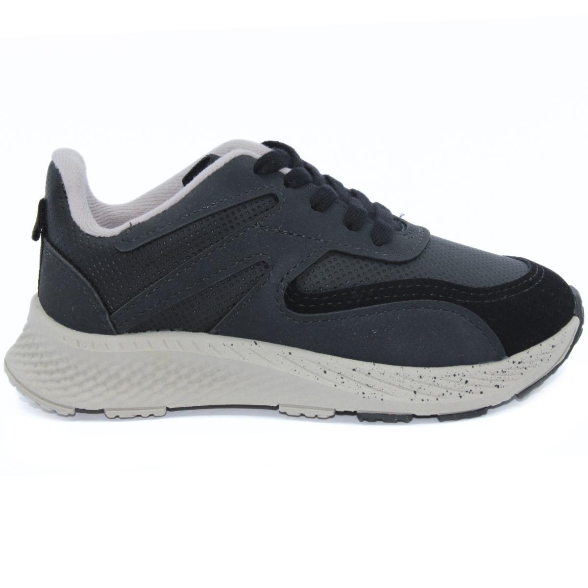 Tênis Infantil Molekinho Moscou Menino - Preto Azul 2