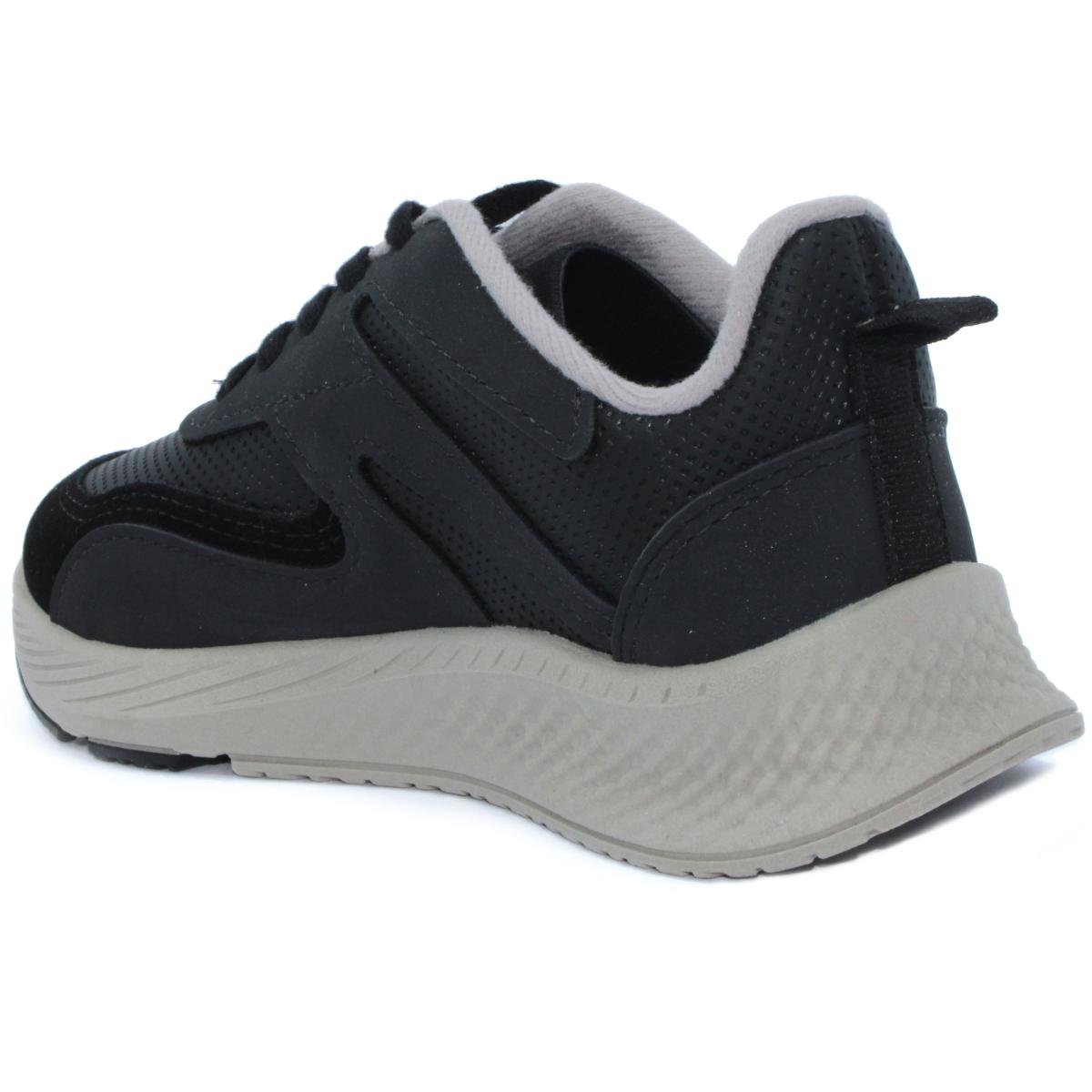 Tênis Infantil Molekinho Moscou Menino - Preto Azul 4