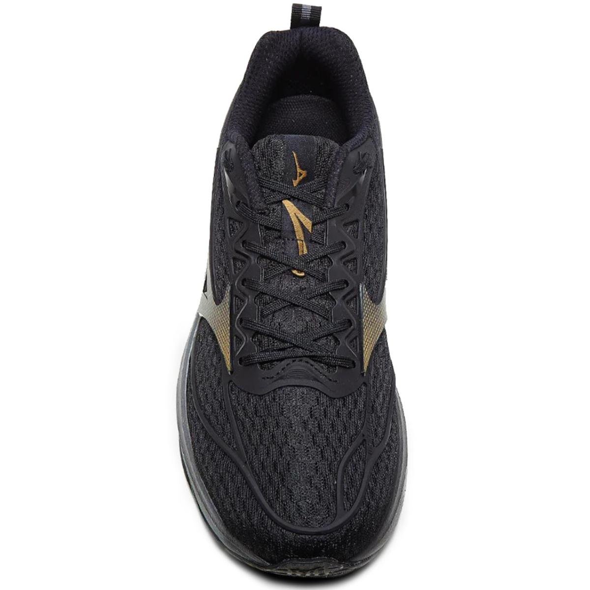 Tênis Mizuno Space 5 Masculino - Preto Preto 3