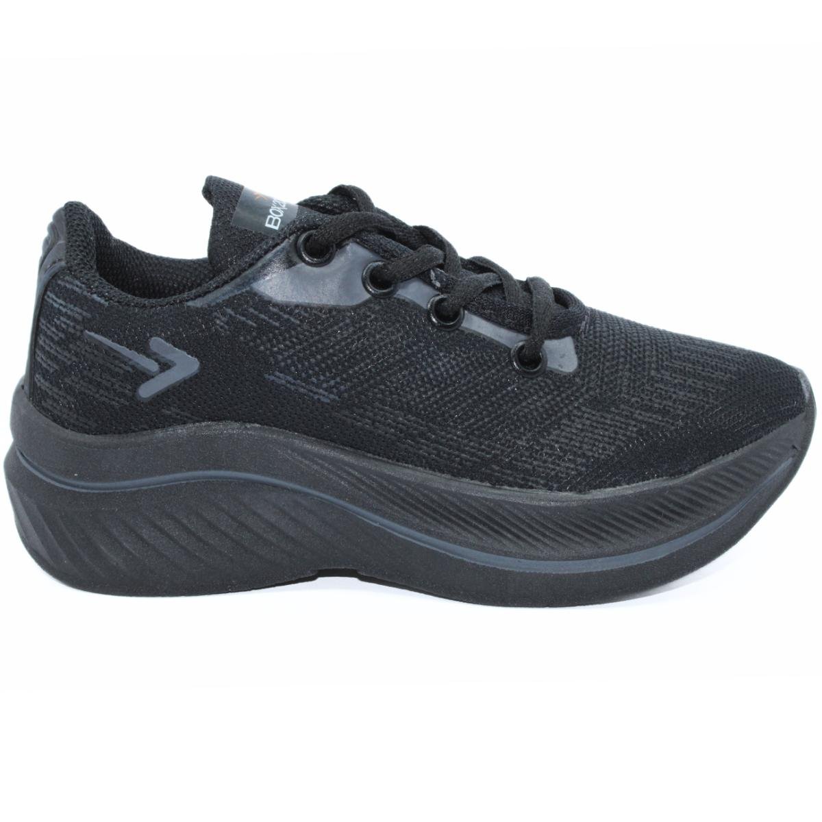 Tênis Box 200 Esportivo BX2419 Unissex - Preto Preto 2