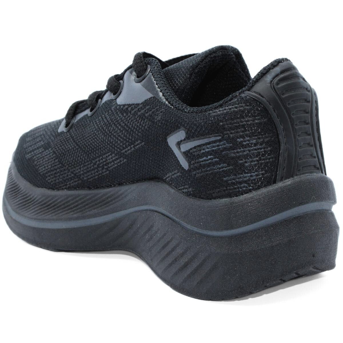 Tênis Box 200 Esportivo BX2419 Unissex - Preto Preto 4