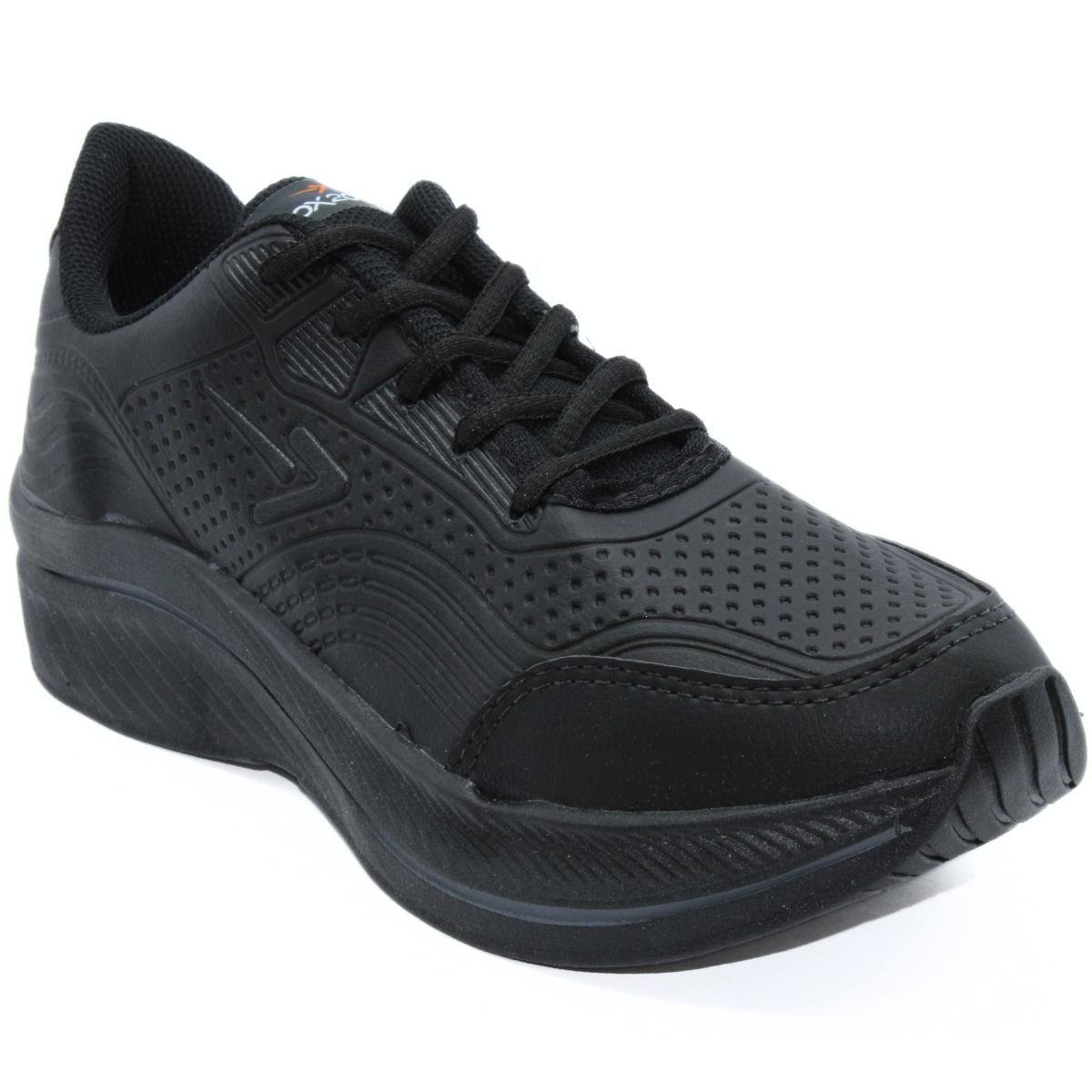 Tênis Box 200 Esportivo BX2504 Unissex - Preto Preto