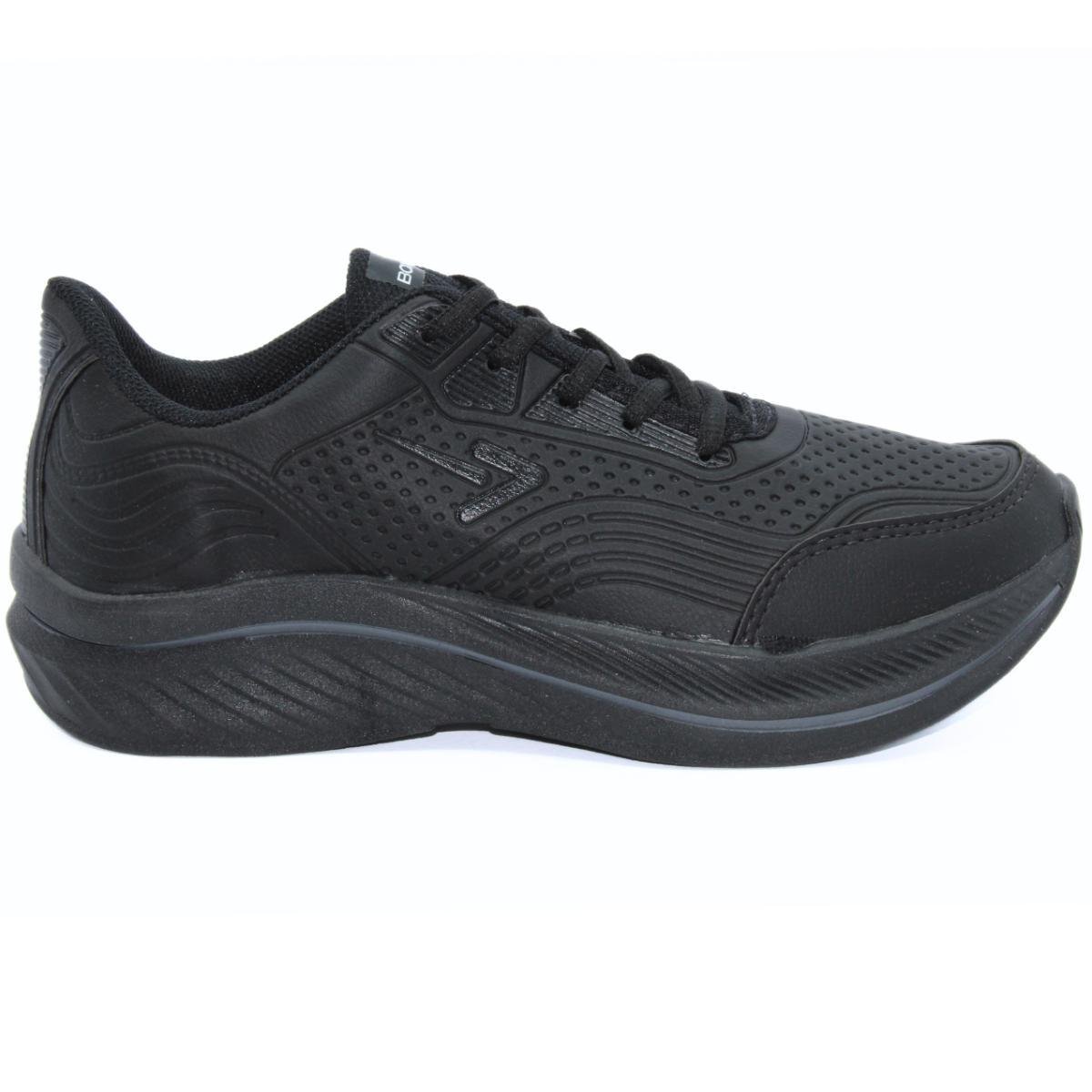 Tênis Box 200 Esportivo BX2504 Unissex - Preto Preto 2