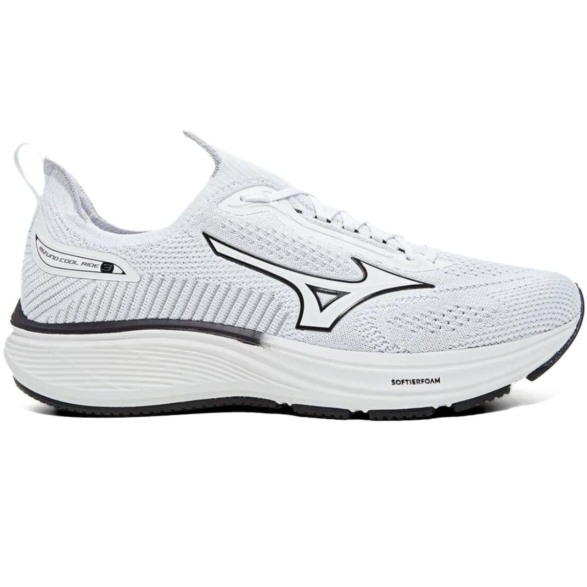 Tênis Mizuno Cool Ride 3 Masculino - Branco Branco 1