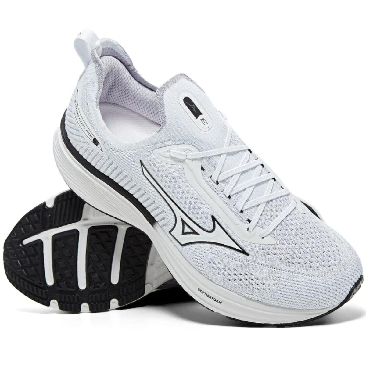Tênis Mizuno Cool Ride 3 Masculino - Branco Branco 2