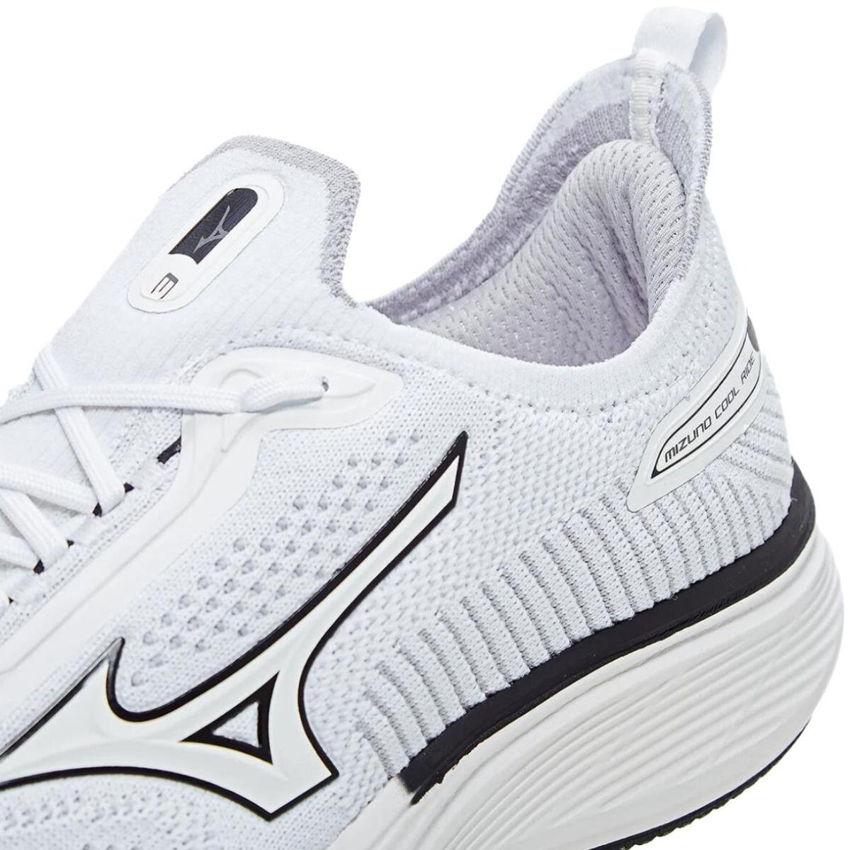 Tênis Mizuno Cool Ride 3 Masculino - Branco Branco 6