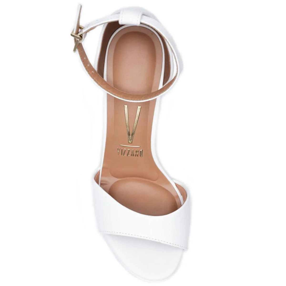 Sandália Meia Pata Vizzano Salto Alto Feminina - Branco Branco 3