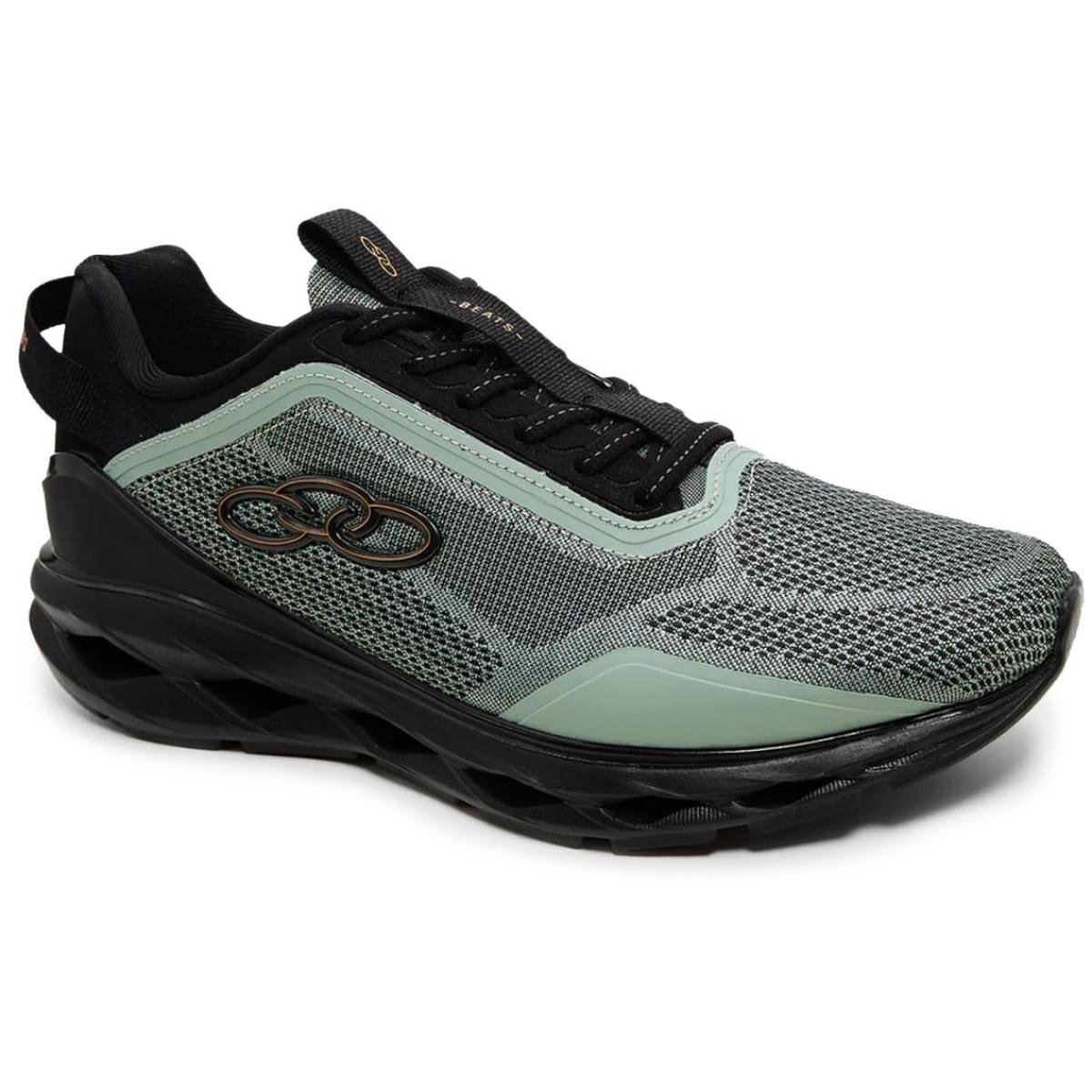 Tênis Olympikus Beats Masculino - Verde e Preto Verde/Preto 1
