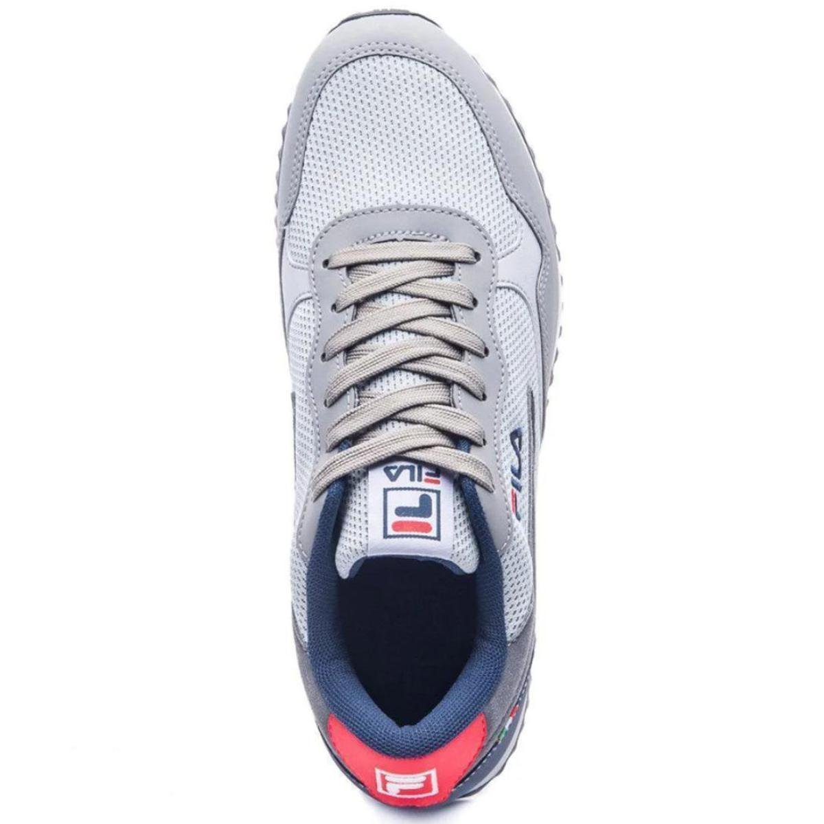 Tênis Fila Jogger Euro Sport II Masculino - Cinza e Marinho Cinza 2