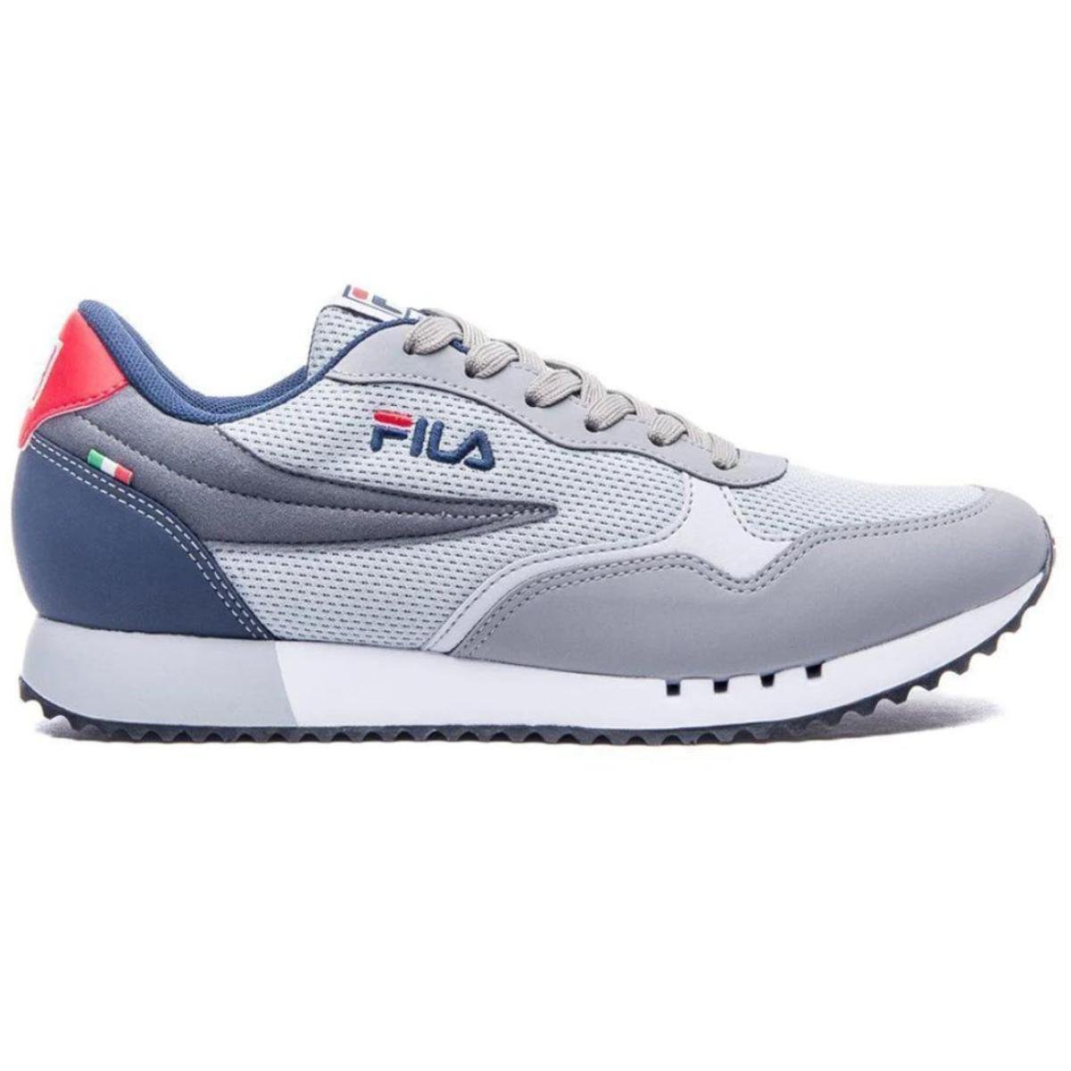 Tênis Fila Jogger Euro Sport II Masculino - Cinza e Marinho Cinza 3