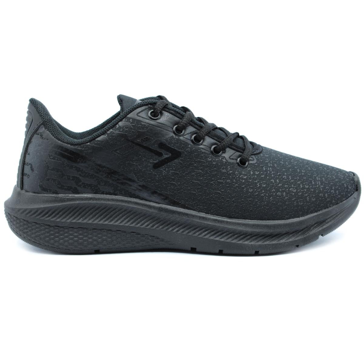 Tênis Box 200 Esportivo BX2403 Unissex - Preto Preto