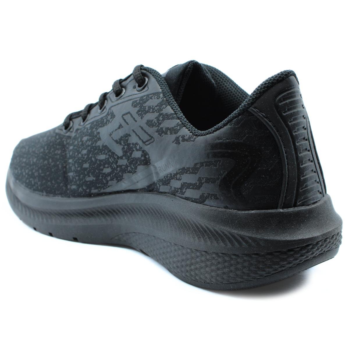 Tênis Box 200 Esportivo BX2403 Unissex - Preto Preto 3