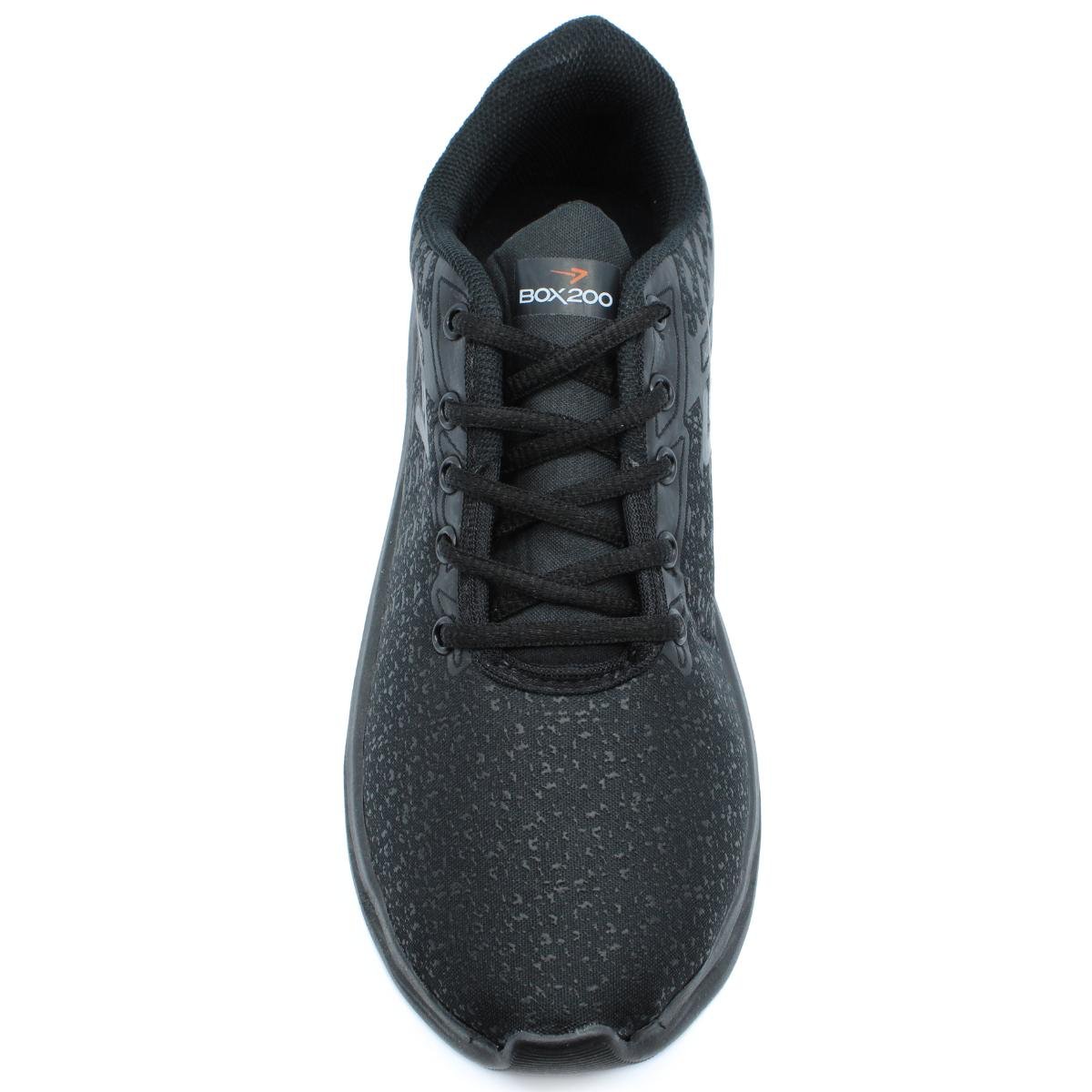 Tênis Box 200 Esportivo BX2403 Unissex - Preto Preto 4
