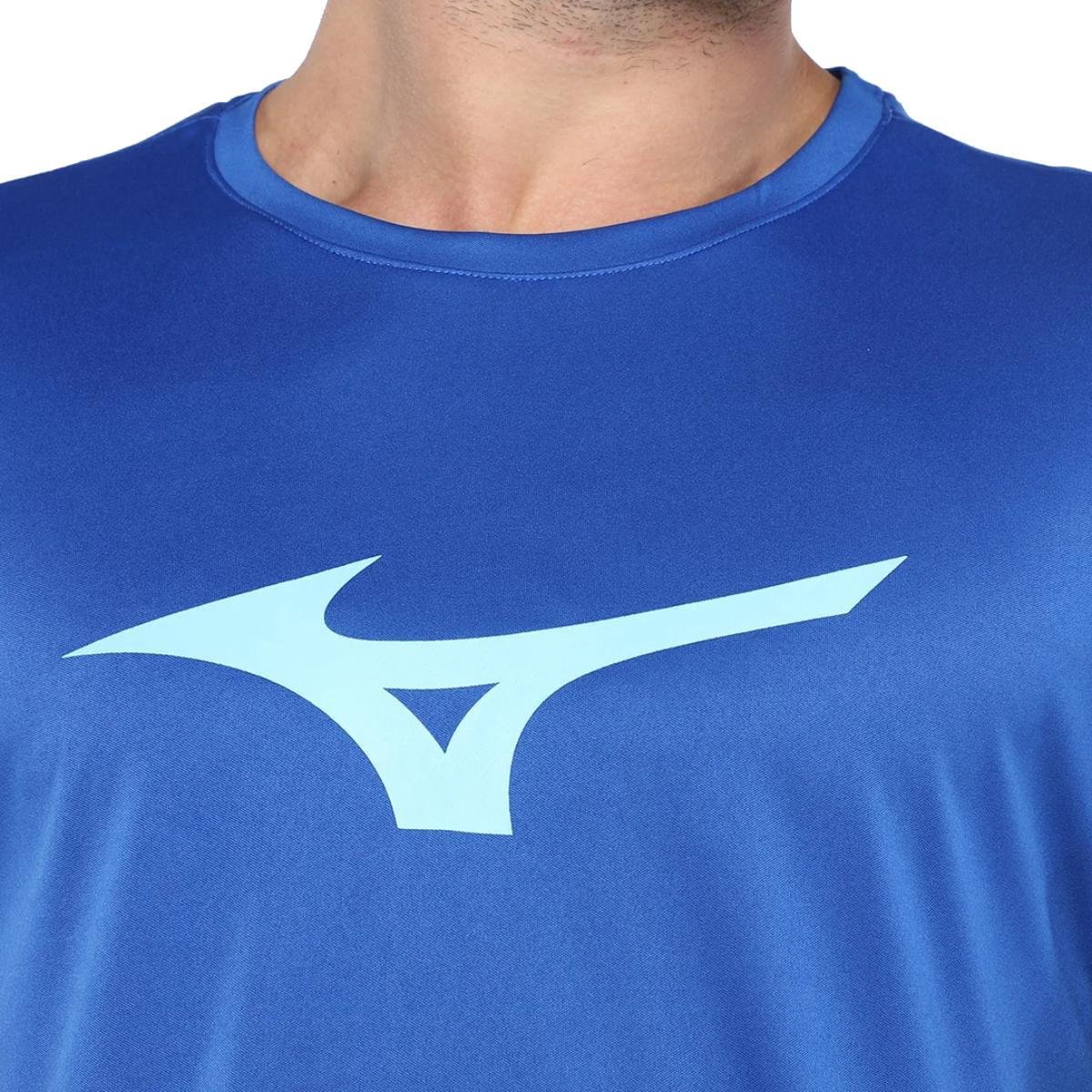 Camiseta Mizuno Run Spark MIMSR4656 Masculina - Azul Azul 3