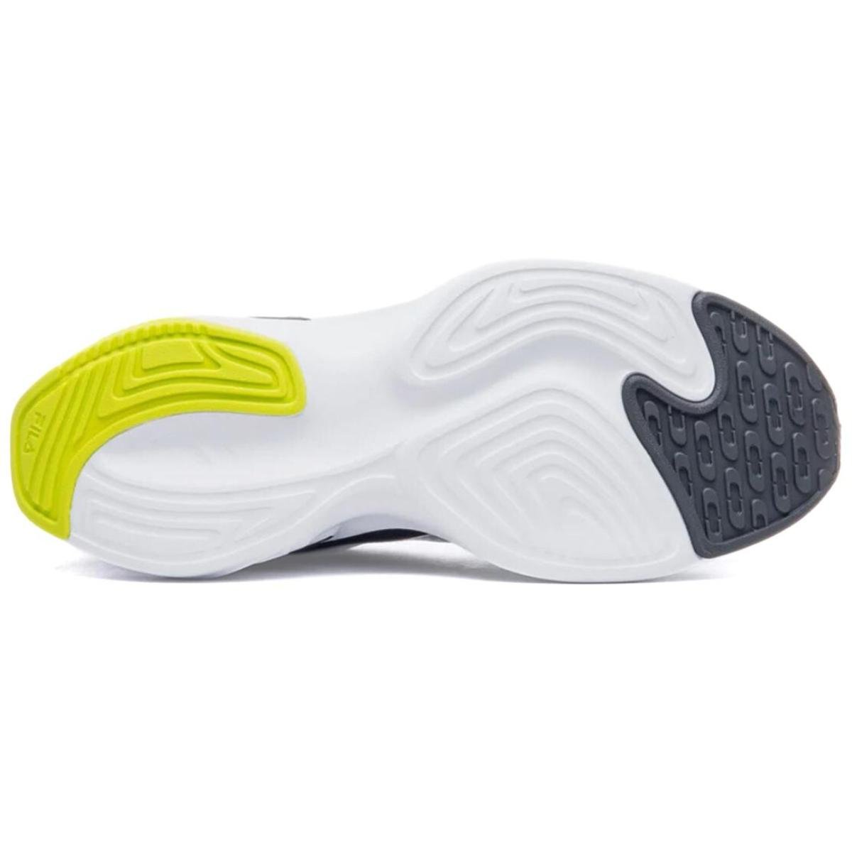 Tênis Fila Recovery Masculino - Branco e Verde Limão Branco 5