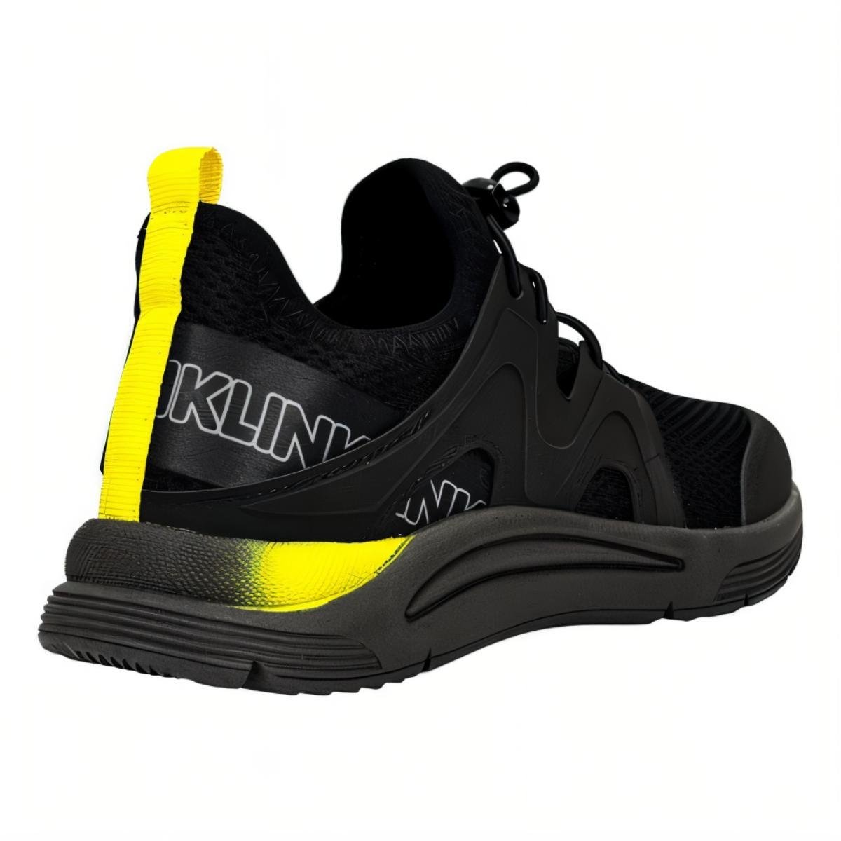 Tênis Infantil Klin New Sport Menino - Preto e Amarelo Preto 4