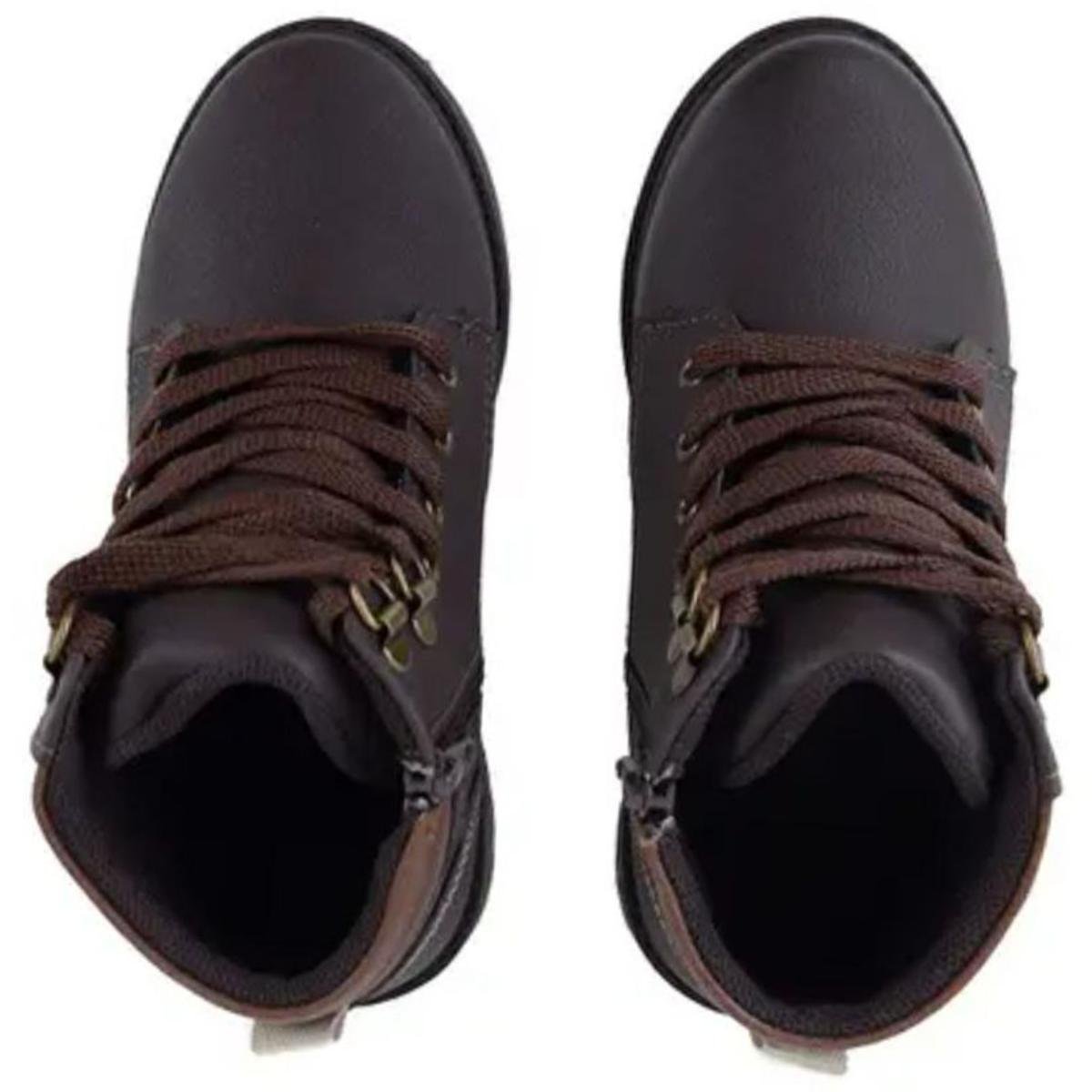 Bota Infantil Klin Rock Menino - Preto e Marrom Marrom 3