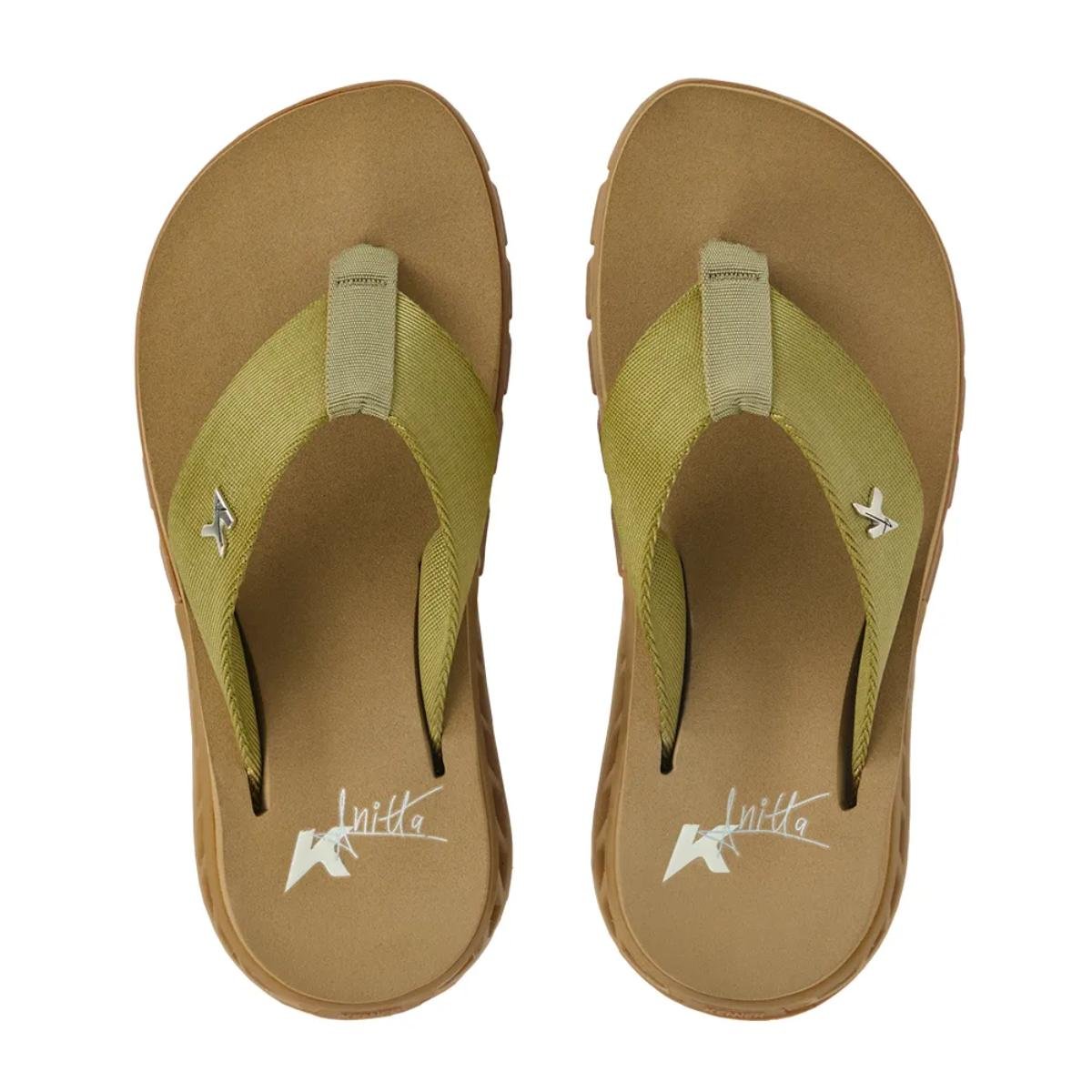 Chinelo Kenner Rakka Anitta Feminino - Marrom Marrom/Verde 2