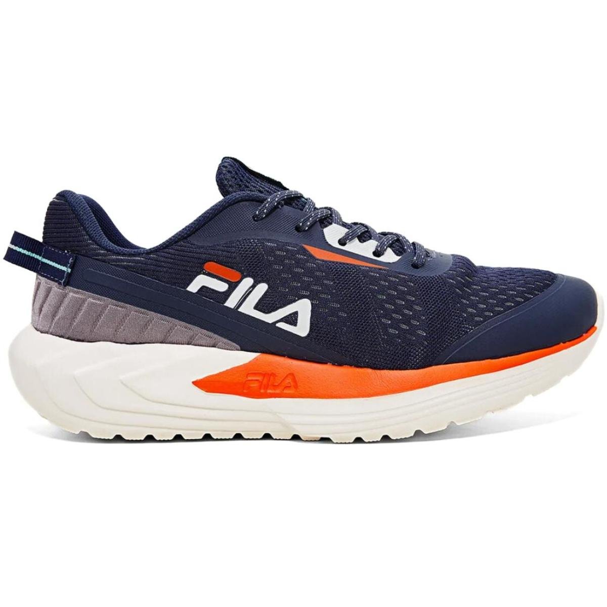 Tênis Fila Diffusion Masculino - Marinho e Azul Marinho/Laranja 2