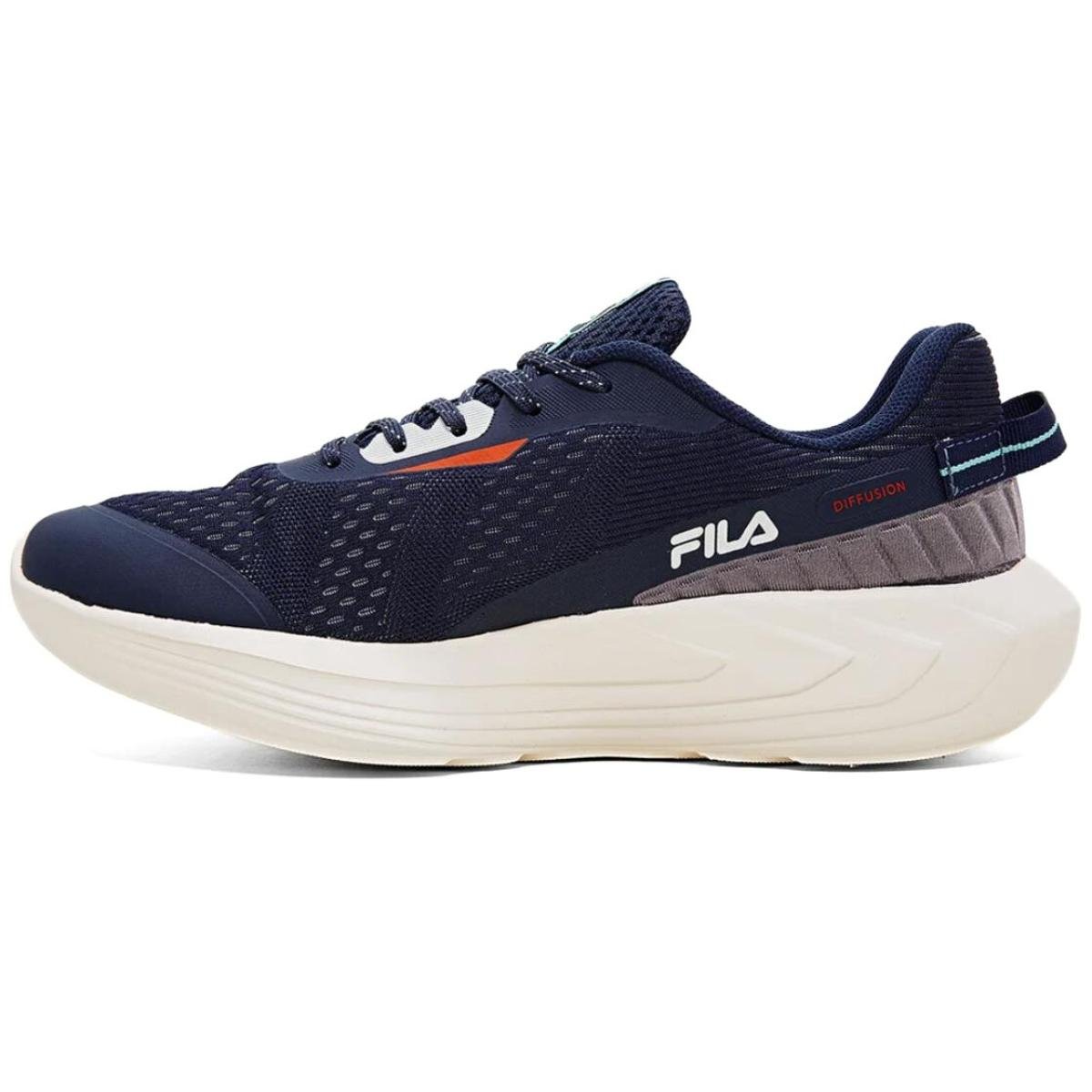 Tênis Fila Diffusion Masculino - Marinho e Azul Marinho/Laranja 4