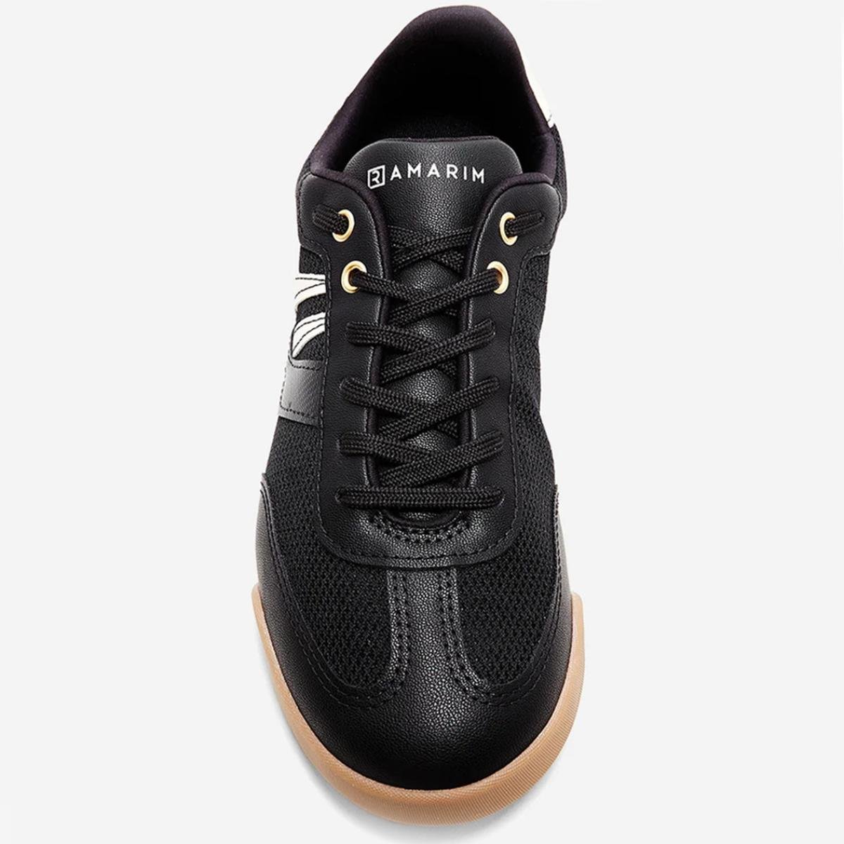 Tênis Ramarim Casual Feminino - Preto e Off White Preto/Off White 3