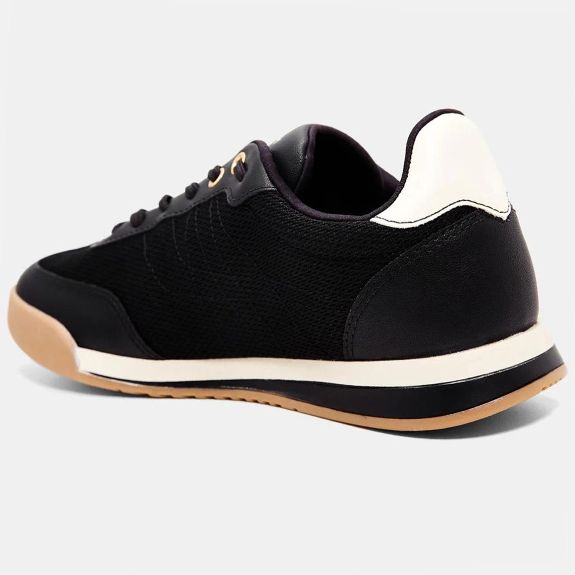 Tênis Ramarim Casual Feminino - Preto e Off White Preto/Off White 4