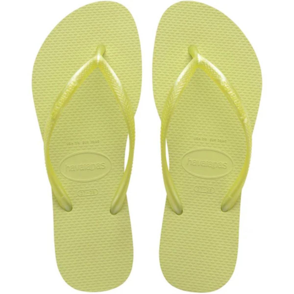 Chinelo Havaianas Slim Tradicional Feminino - Verde Verde 1