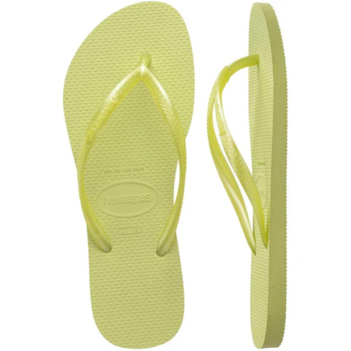 Chinelo Havaianas Slim Tradicional Feminino - Verde Verde 5